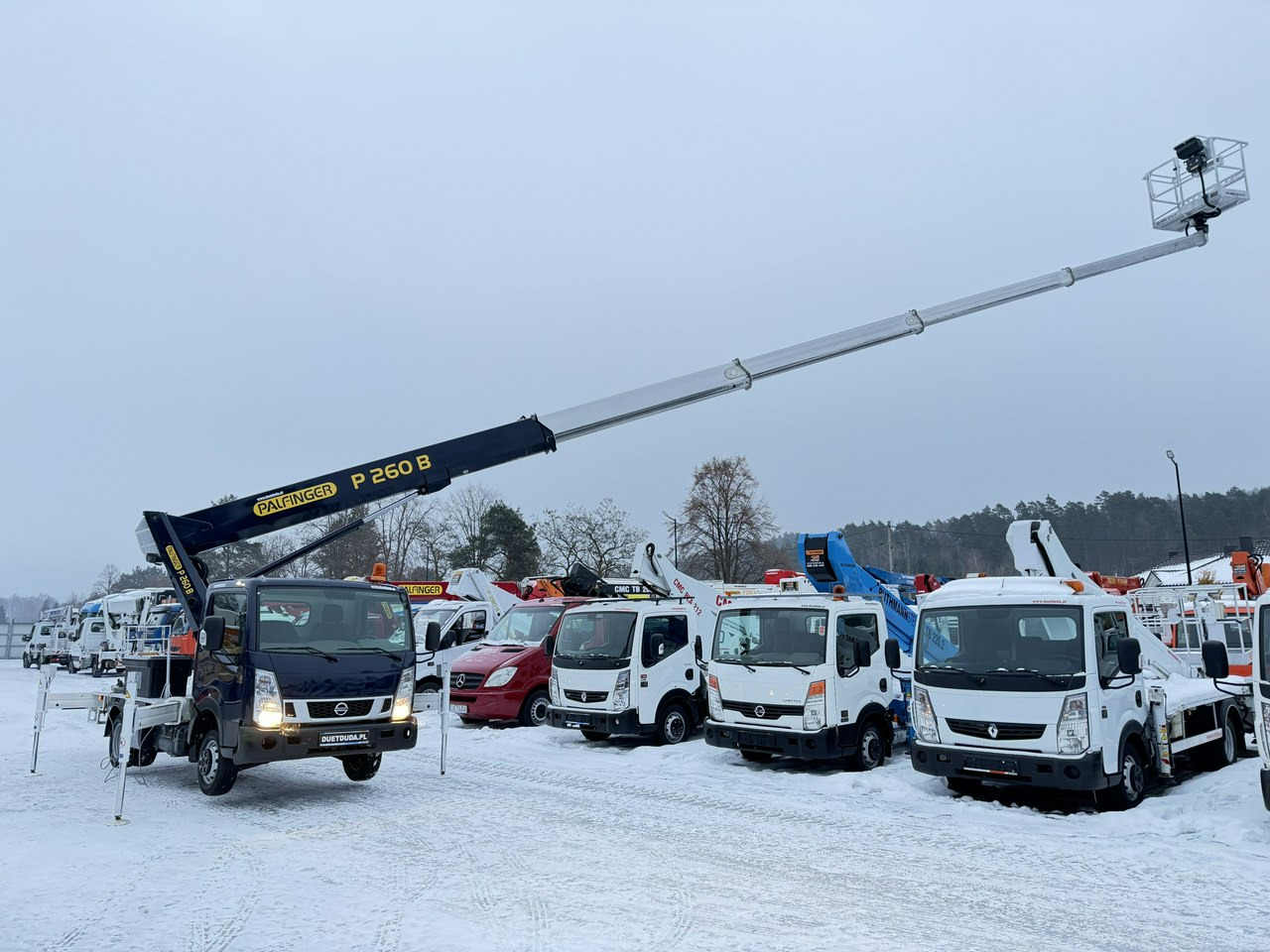 Nissan Cabstar Zwyżka Podnośnik Koszowy PALFINGER P260 B UDT - Truck mounted aerial platform: picture 3 Nissan Cabstar Zwyżka Podnośnik Koszowy PALFINGER P260 B UDT - Truck mounted aerial platform: picture 3