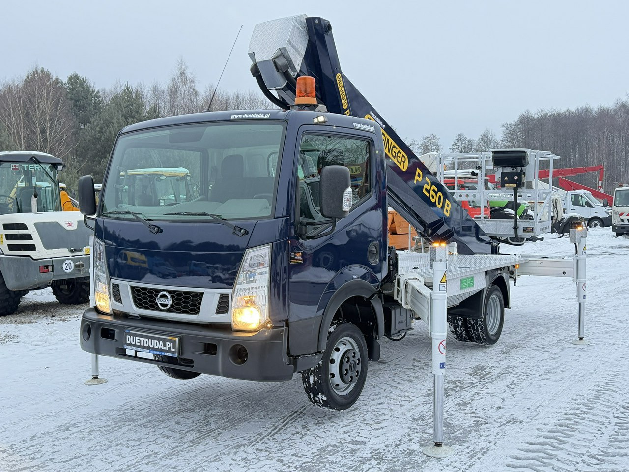 Nissan Cabstar Zwyżka Podnośnik Koszowy PALFINGER P260 B UDT - Truck mounted aerial platform: picture 4 Nissan Cabstar Zwyżka Podnośnik Koszowy PALFINGER P260 B UDT - Truck mounted aerial platform: picture 4