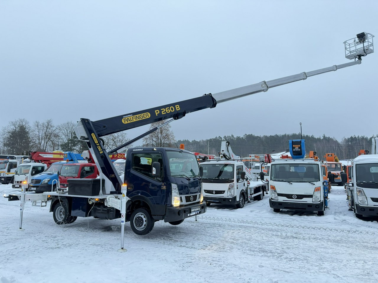 Nissan Cabstar Zwyżka Podnośnik Koszowy PALFINGER P260 B UDT - Truck mounted aerial platform: picture 5 Nissan Cabstar Zwyżka Podnośnik Koszowy PALFINGER P260 B UDT - Truck mounted aerial platform: picture 5