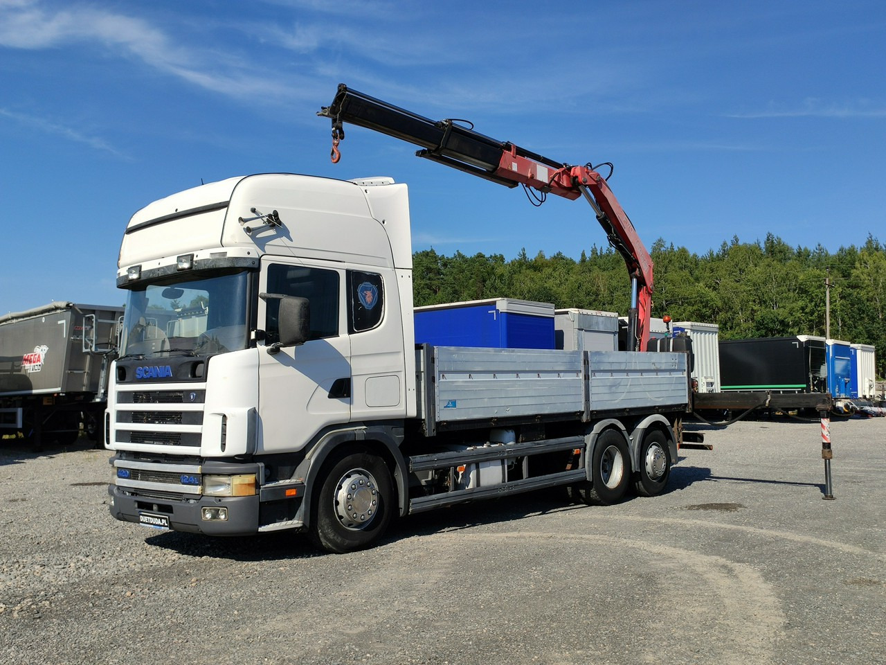Scania 124L 420 6x2 Retarder HDS FASSI F170 Budowlanka - Dropside/ Flatbed truck, Crane truck: picture 1 Scania 124L 420 6x2 Retarder HDS FASSI F170 Budowlanka - Dropside/ Flatbed truck, Crane truck: picture 1