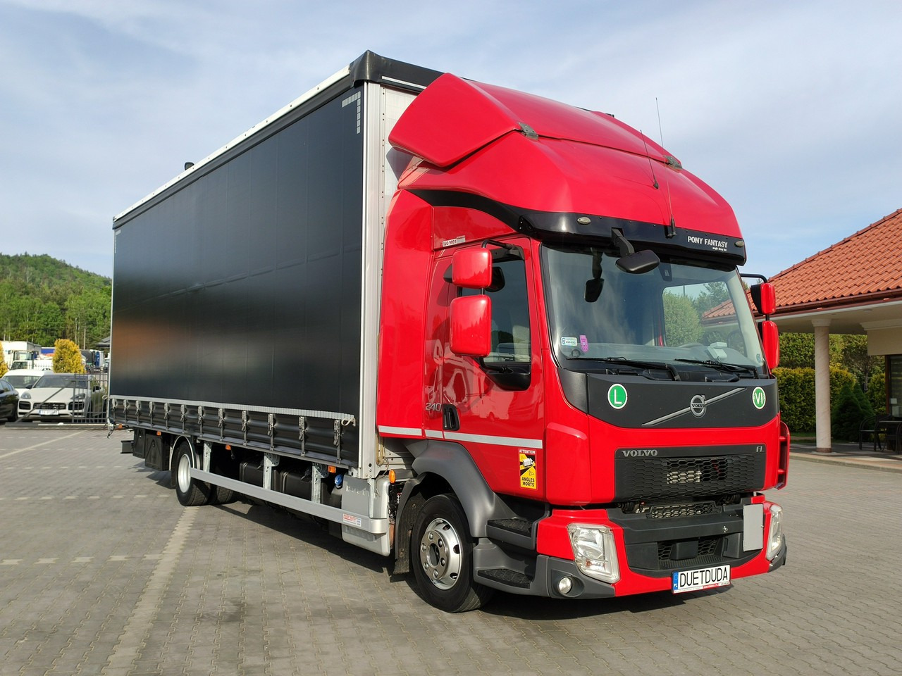 Volvo FL12.240 E6 Firana Tył Drzwi Dach Zsuwany Bogato Wyposażony !!! - Curtain side truck: picture 3 Volvo FL12.240 E6 Firana Tył Drzwi Dach Zsuwany Bogato Wyposażony !!! - Curtain side truck: picture 3