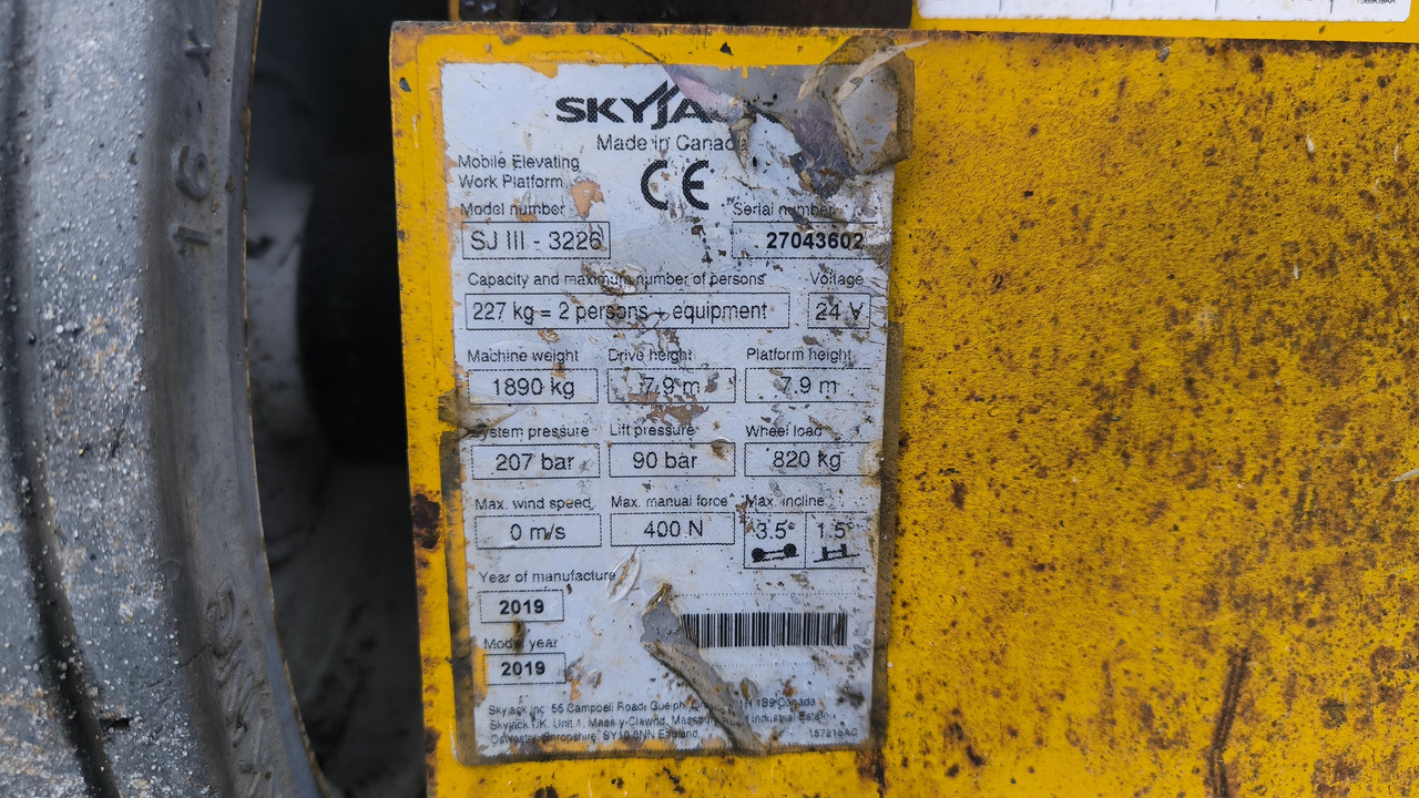 Scissor lift SKYJACK SJ III 3226: picture 6