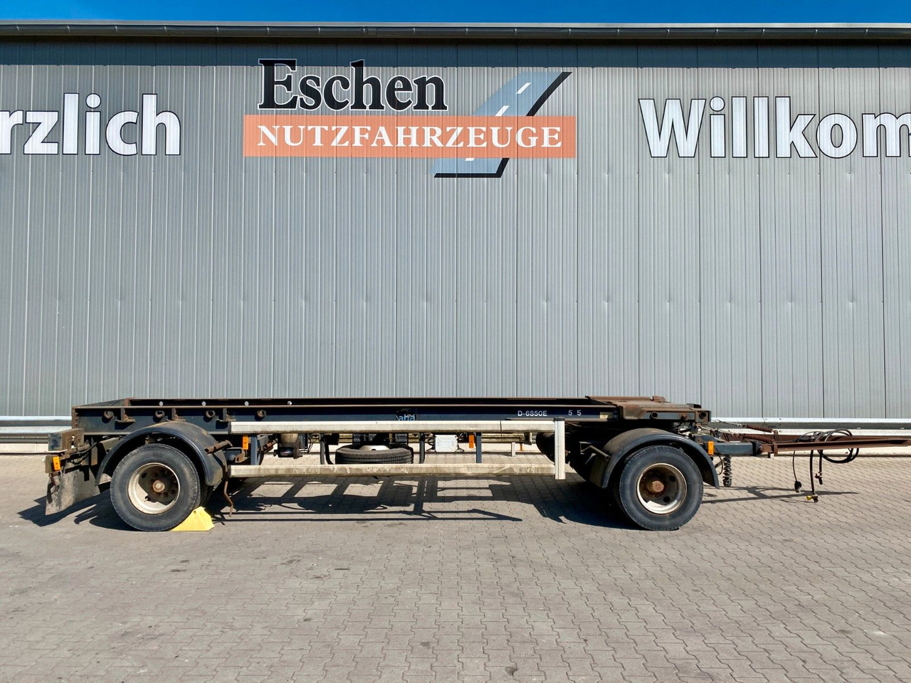 Hüffermann HSA 18.65 | Reifenprofil: 75%*Blatt*50mm Zugauge - Roll-off/ Skip trailer: picture 5 Hüffermann HSA 18.65 | Reifenprofil: 75%*Blatt*50mm Zugauge - Roll-off/ Skip trailer: picture 5