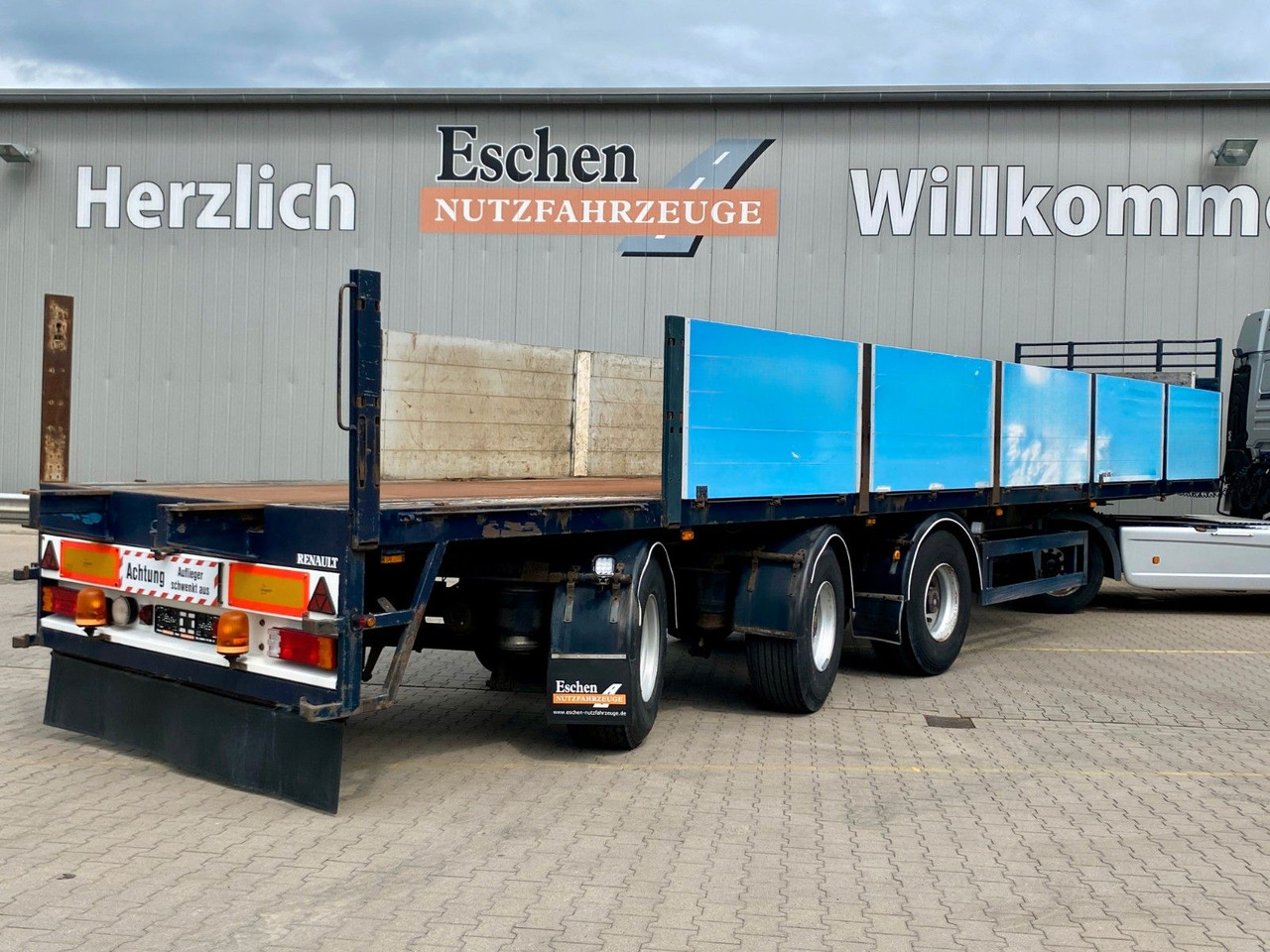 KWB/Bree Rollkranauflieger | 2+3.Achse gelenkt - Dropside/ Flatbed semi-trailer: picture 4 KWB/Bree Rollkranauflieger | 2+3.Achse gelenkt - Dropside/ Flatbed semi-trailer: picture 4