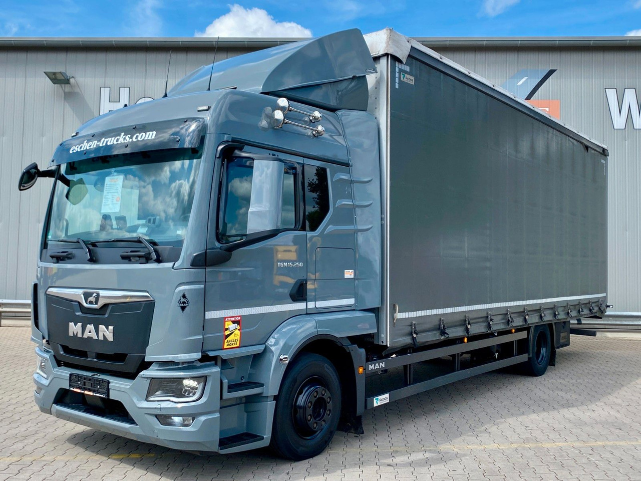 MAN TGM 15.250 + Redos Anhänger GESAMTZUG|Durchlader - Curtain side truck: picture 2 MAN TGM 15.250 + Redos Anhänger GESAMTZUG|Durchlader - Curtain side truck: picture 2