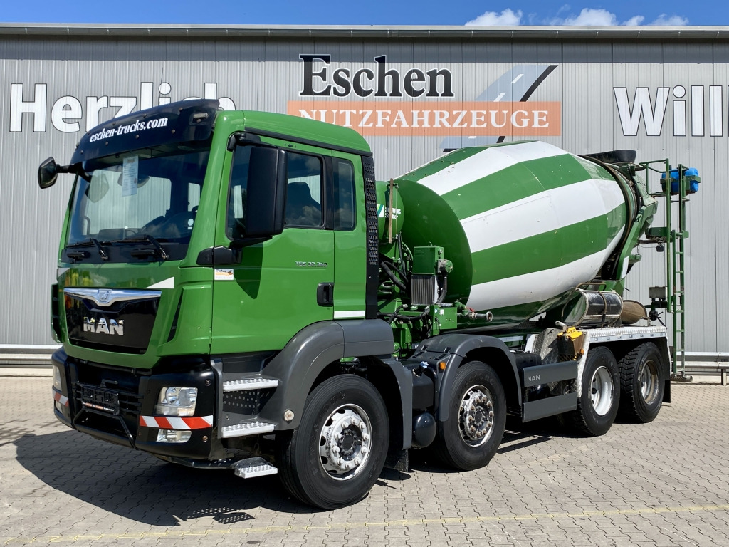 MAN TGS 32.360 8x4 BB / 9 m³ Stetter-Aufbau - Concrete mixer truck: picture 1 MAN TGS 32.360 8x4 BB / 9 m³ Stetter-Aufbau - Concrete mixer truck: picture 1