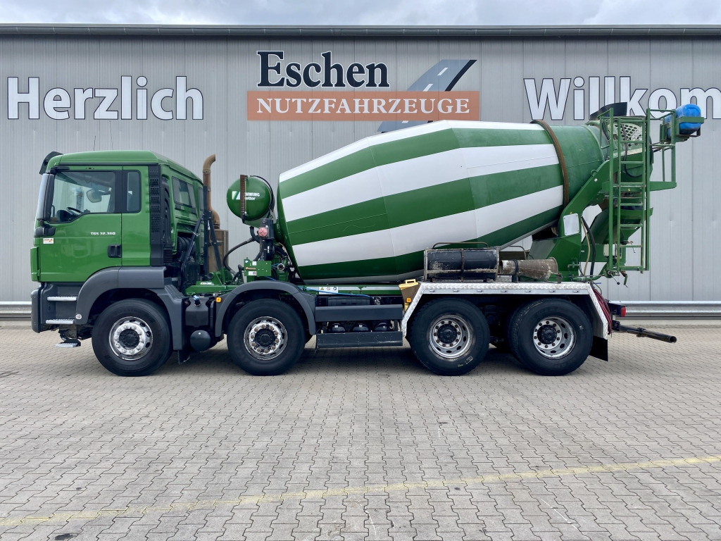 MAN TGS 32.360 8x4 BB / 9 m³ Stetter-Aufbau - Concrete mixer truck: picture 2 MAN TGS 32.360 8x4 BB / 9 m³ Stetter-Aufbau - Concrete mixer truck: picture 2