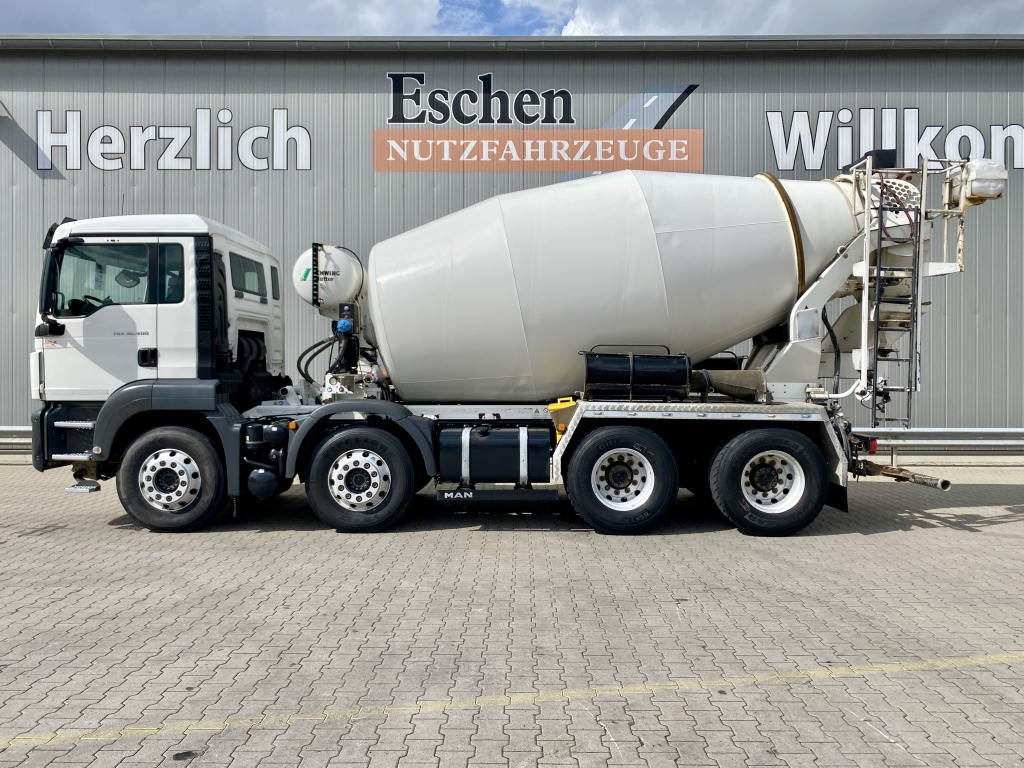 MAN TGS 32.400 8x4 BB / 9 m³ Stetter-Aufbau - Concrete mixer truck: picture 2 MAN TGS 32.400 8x4 BB / 9 m³ Stetter-Aufbau - Concrete mixer truck: picture 2