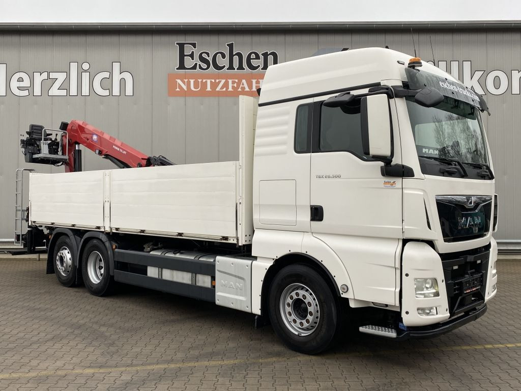 Dropside/ Flatbed truck, Crane truck MAN TGX 26.500 6x2-4 LL | HMF 2110-Kran*XLX*Navi*AHK: picture 9
