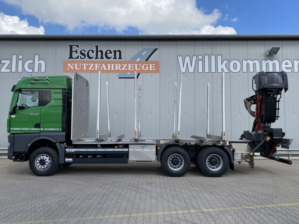 MAN TGX 33.580 6x4 BB Kurzholzaufbau / Kran - Timber truck, Crane truck: picture 2 MAN TGX 33.580 6x4 BB Kurzholzaufbau / Kran - Timber truck, Crane truck: picture 2
