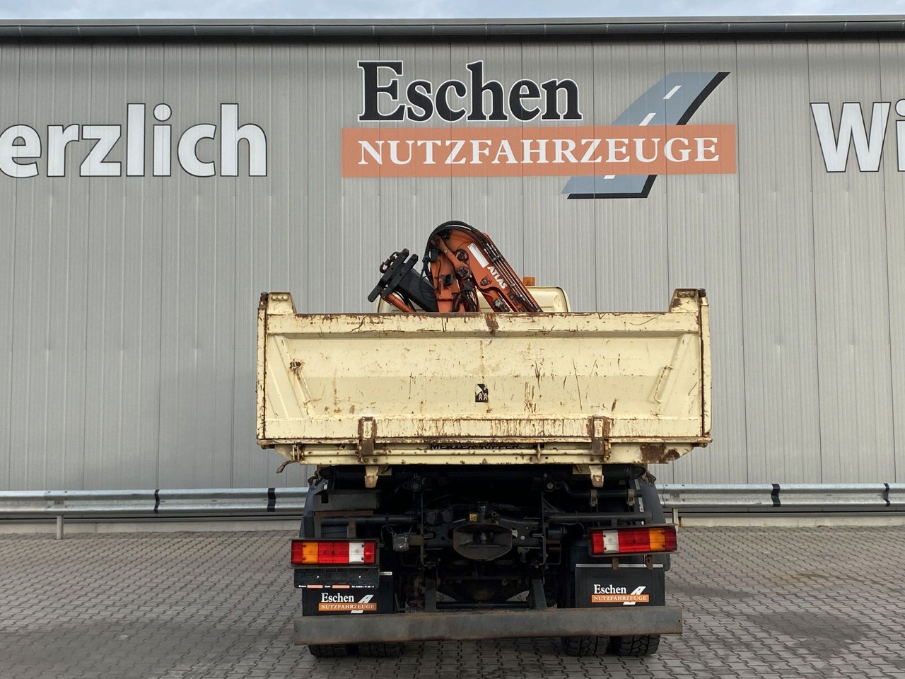 Mercedes-Benz 1833 4x4 Axor | Atlas 105.2-A2*Funk*AHK*3 Sitze - Tipper, Crane truck: picture 5 Mercedes-Benz 1833 4x4 Axor | Atlas 105.2-A2*Funk*AHK*3 Sitze - Tipper, Crane truck: picture 5