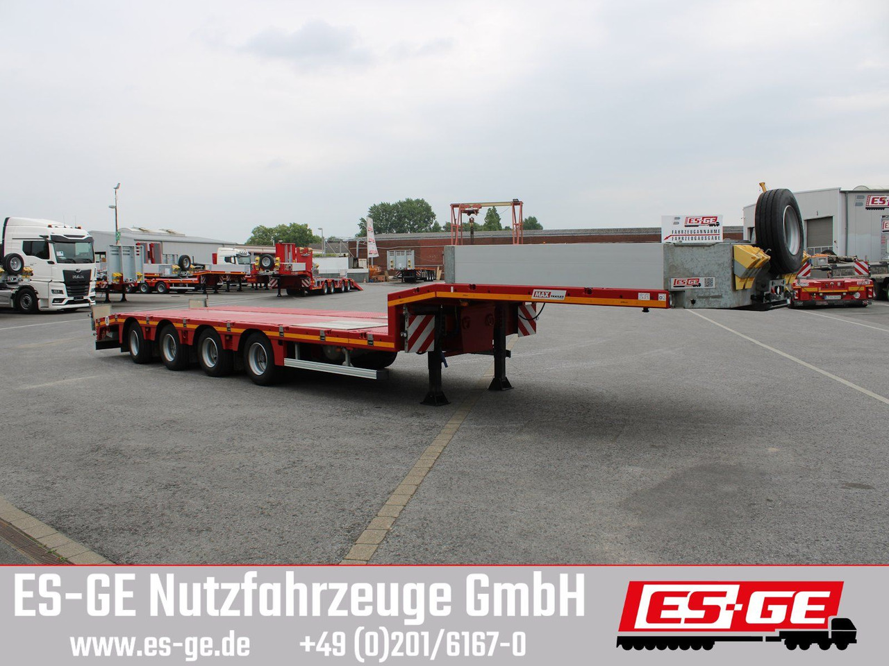 Faymonville MAX Trailer MAX100 Semi-Tieflader - Low loader semi-trailer: picture 4 Faymonville MAX Trailer MAX100 Semi-Tieflader - Low loader semi-trailer: picture 4