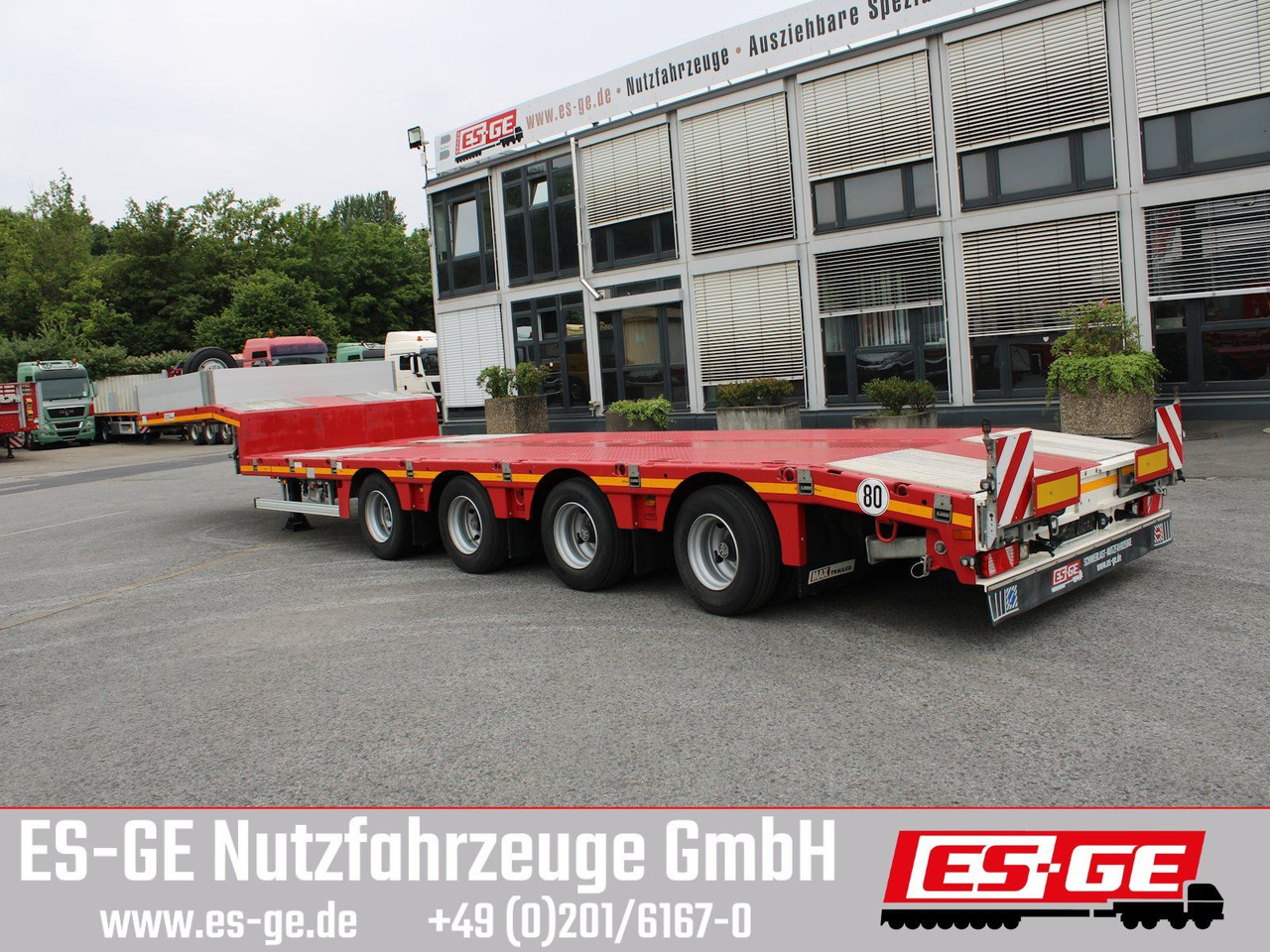 Faymonville MAX Trailer MAX100 Semi-Tieflader - Low loader semi-trailer: picture 1 Faymonville MAX Trailer MAX100 Semi-Tieflader - Low loader semi-trailer: picture 1