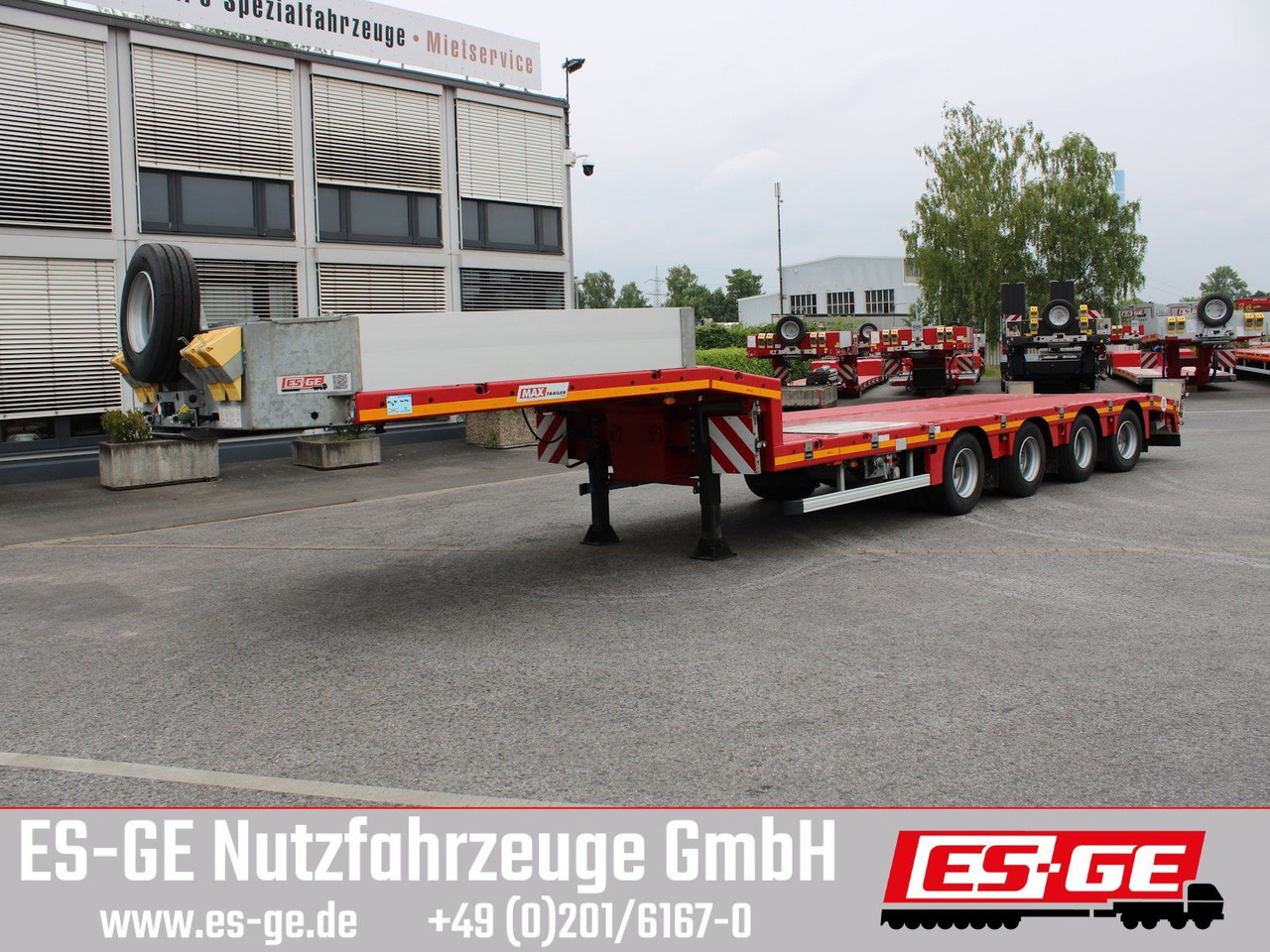 Faymonville MAX Trailer MAX100 Semi-Tieflader - Low loader semi-trailer: picture 2 Faymonville MAX Trailer MAX100 Semi-Tieflader - Low loader semi-trailer: picture 2