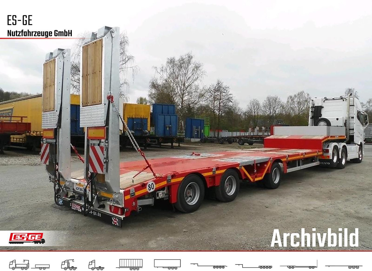 Faymonville MAX Trailer MAX100 Semi-Tieflader Radmulden - Low loader semi-trailer: picture 1 Faymonville MAX Trailer MAX100 Semi-Tieflader Radmulden - Low loader semi-trailer: picture 1