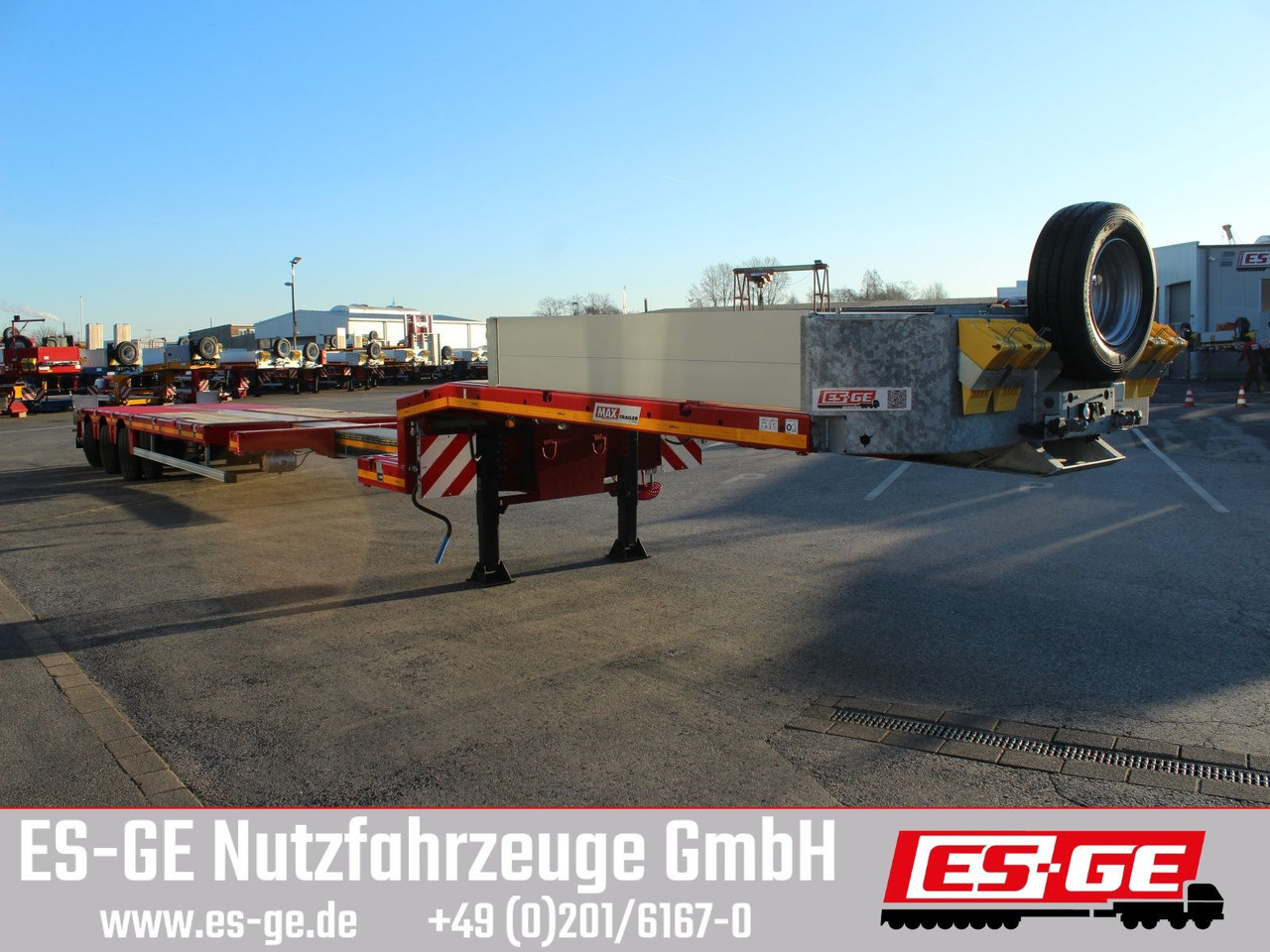 Faymonville MAX Trailer MAX110 Semi-Tieflader - Low loader semi-trailer: picture 4 Faymonville MAX Trailer MAX110 Semi-Tieflader - Low loader semi-trailer: picture 4