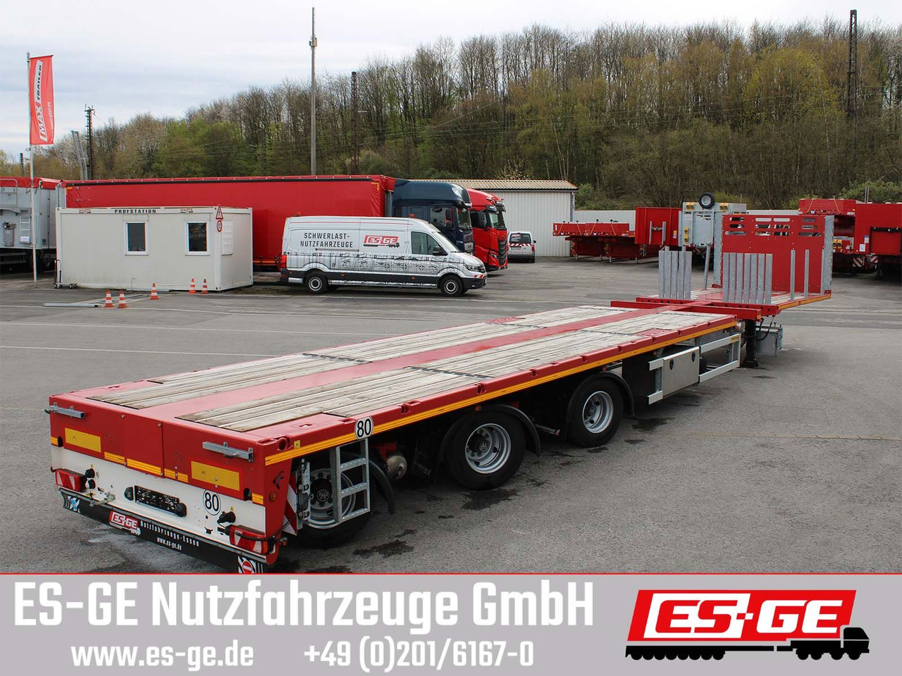 Faymonville Telemax Megatrailer - doppelt teleskopierbar - Dropside/ Flatbed semi-trailer: picture 4 Faymonville Telemax Megatrailer - doppelt teleskopierbar - Dropside/ Flatbed semi-trailer: picture 4