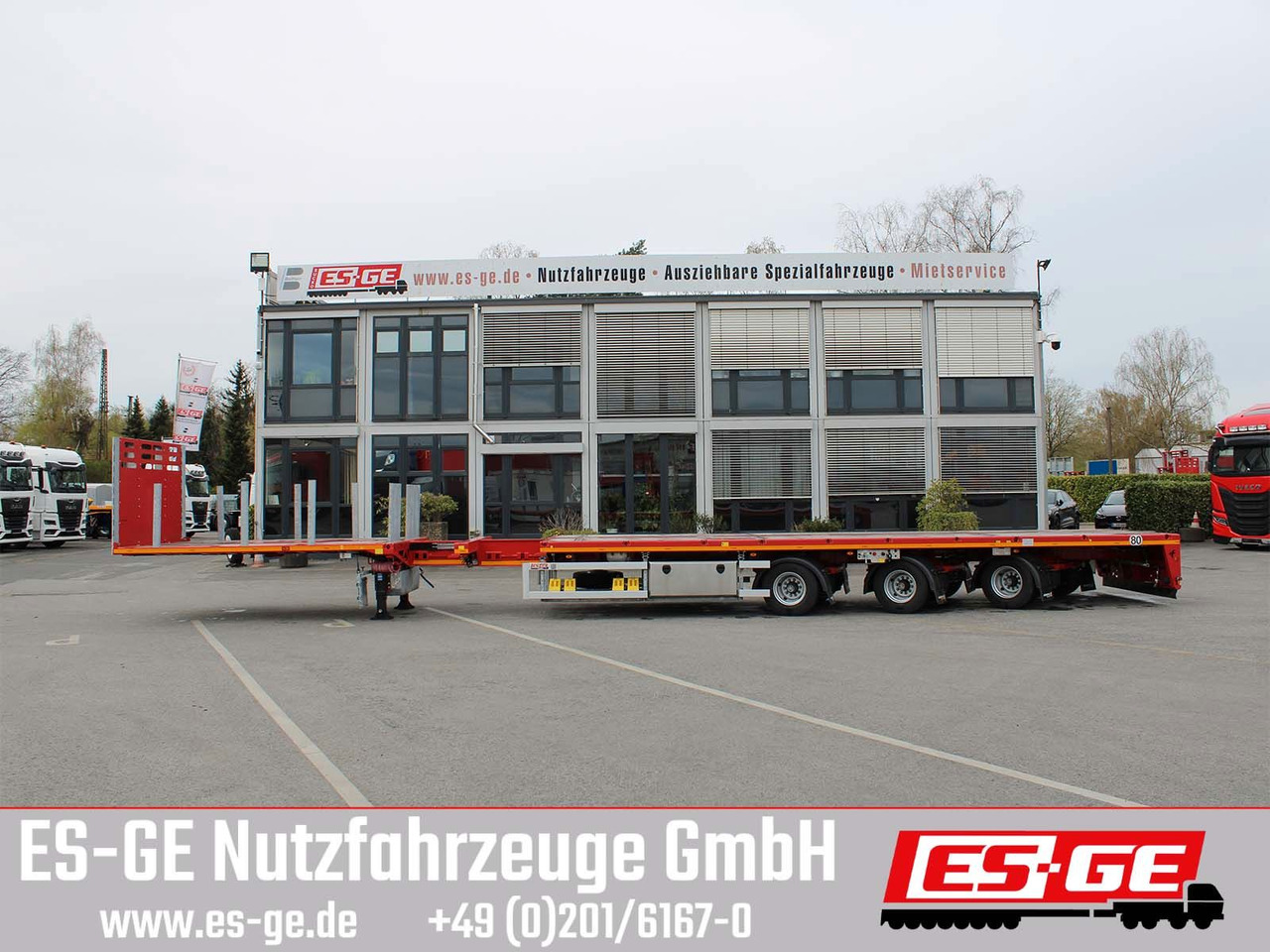 Faymonville Telemax Megatrailer - doppelt teleskopierbar - Dropside/ Flatbed semi-trailer: picture 2 Faymonville Telemax Megatrailer - doppelt teleskopierbar - Dropside/ Flatbed semi-trailer: picture 2