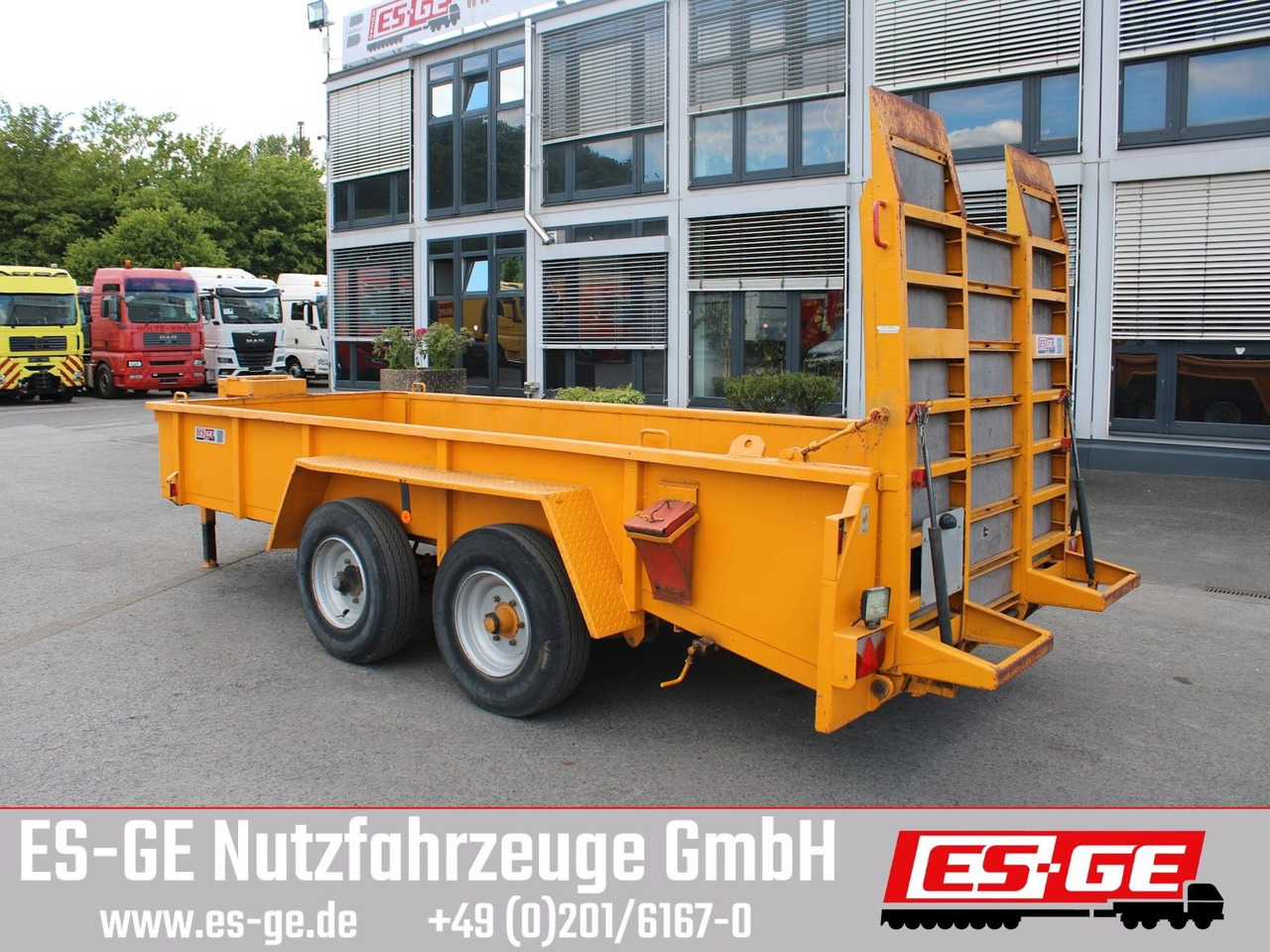 Goldhofer Tandem-Tieflader - Low loader trailer: picture 2 Goldhofer Tandem-Tieflader - Low loader trailer: picture 2