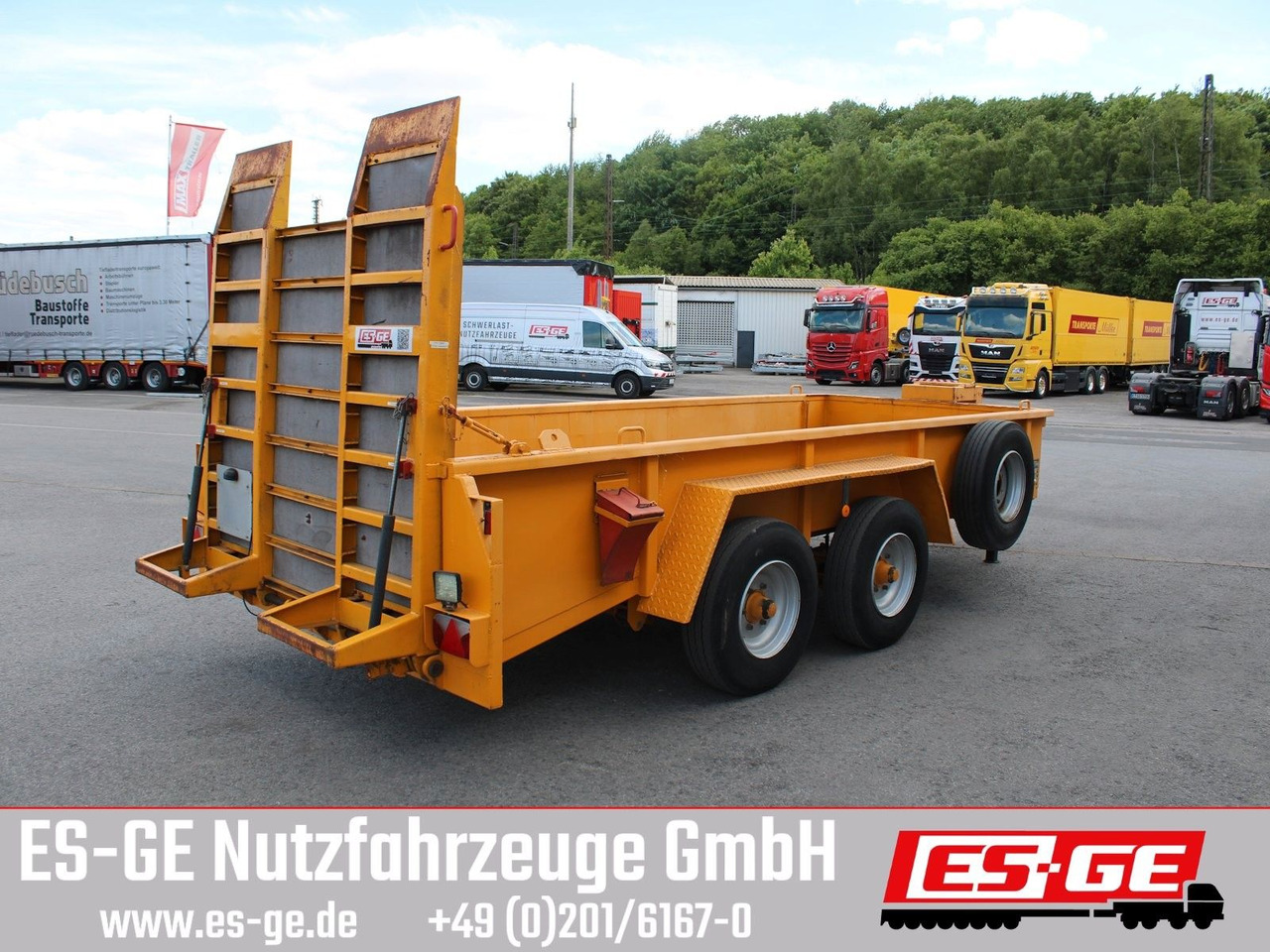 Goldhofer Tandem-Tieflader - Low loader trailer: picture 3 Goldhofer Tandem-Tieflader - Low loader trailer: picture 3