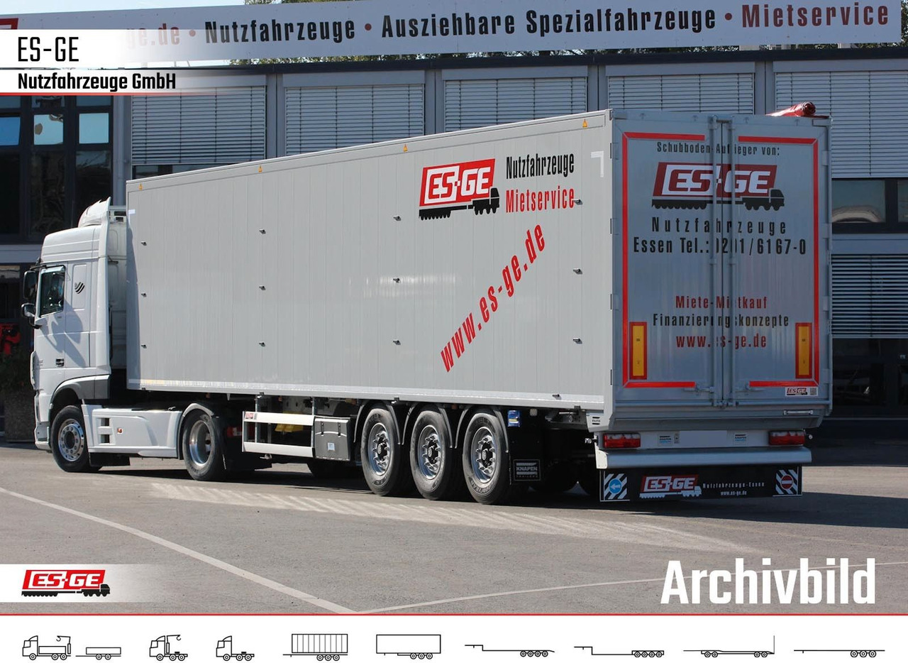 Knapen 3-Achs-Schubbodenauflieger 92m³ - Walking floor semi-trailer: picture 2 Knapen 3-Achs-Schubbodenauflieger 92m³ - Walking floor semi-trailer: picture 2