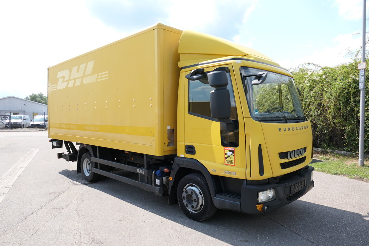 IVECO EuroCargo ML 75 E 16 P LBW LUFT AUTOMATIK COC EU - Closed box van: picture 1 IVECO EuroCargo ML 75 E 16 P LBW LUFT AUTOMATIK COC EU - Closed box van: picture 1