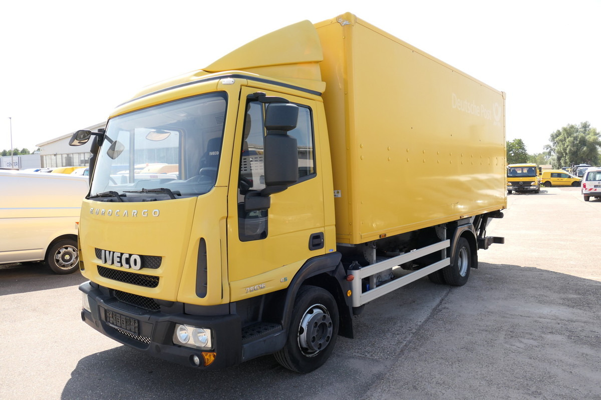 IVECO EuroCargo ML 75 E 16 P LBW LUFT AUTOMATIK EURO-5 - Box truck: picture 1 IVECO EuroCargo ML 75 E 16 P LBW LUFT AUTOMATIK EURO-5 - Box truck: picture 1