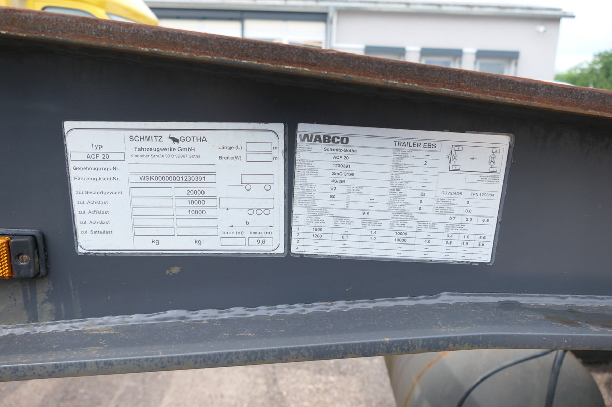 Roll-off/ Skip trailer SCHMITZ ACF 20: picture 8