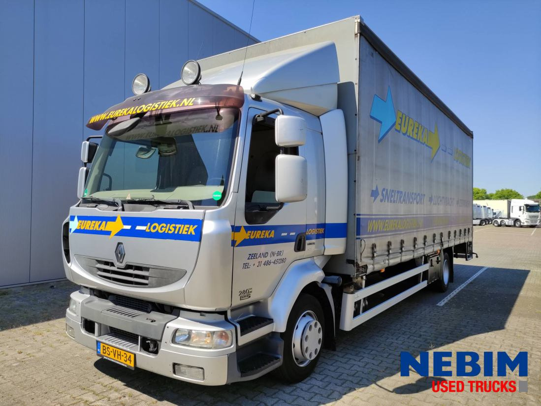 Renault Midlum 280 Euro 5 - DH1500 Kg Lift - Curtain side truck: picture 1 Renault Midlum 280 Euro 5 - DH1500 Kg Lift - Curtain side truck: picture 1