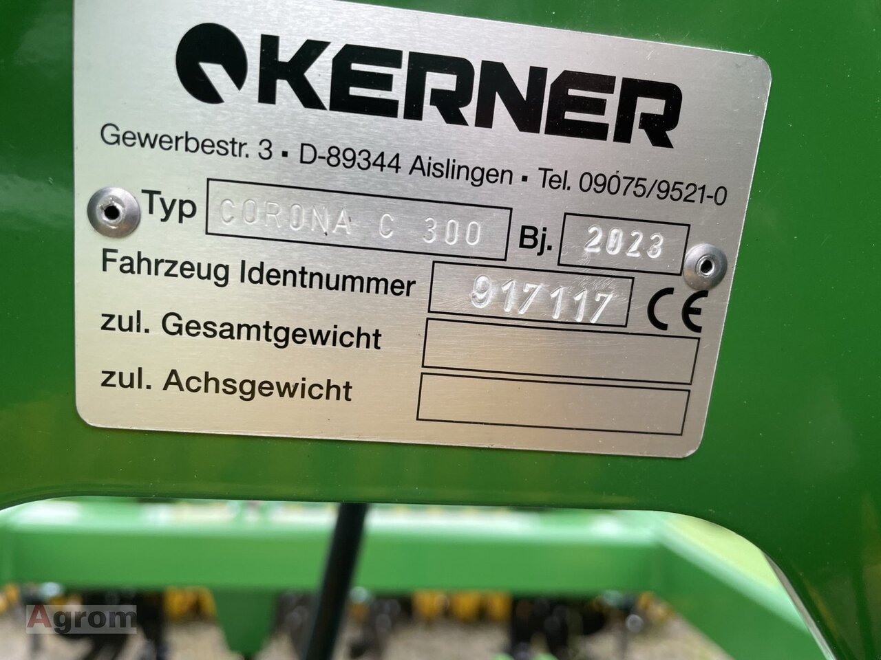 New Cultivator Kerner Sternradgrubber Corona C 300: picture 7