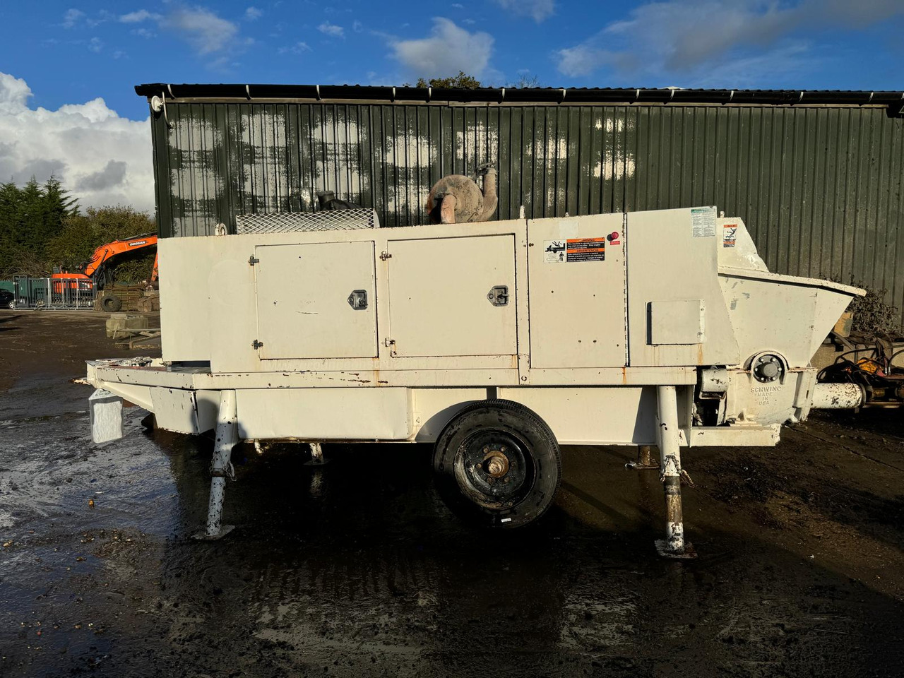 Schwing WP 1250 X - Stationary concrete pump: picture 1 Schwing WP 1250 X - Stationary concrete pump: picture 1
