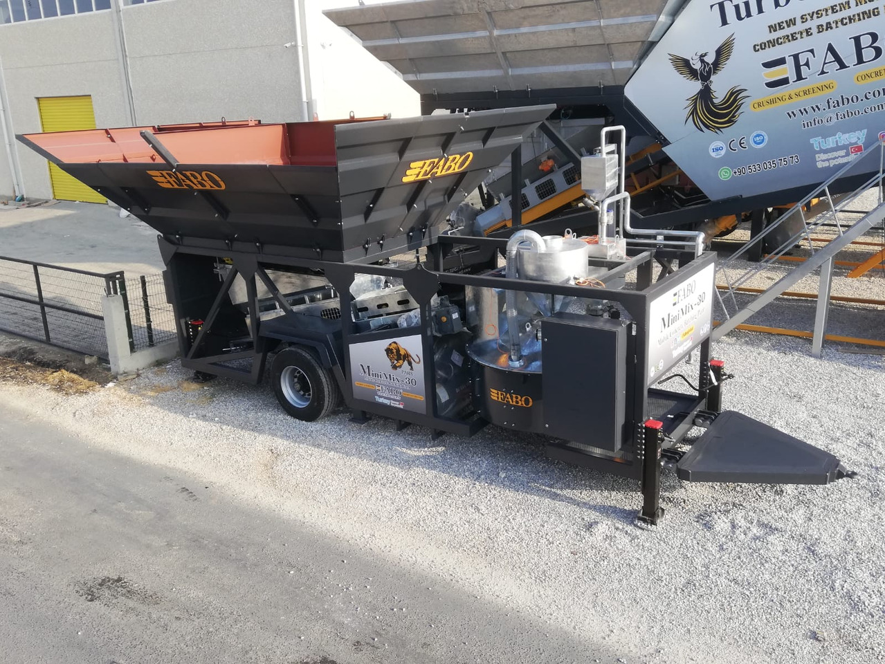 New Concrete plant FABO mobile concrete batching plant: picture 8