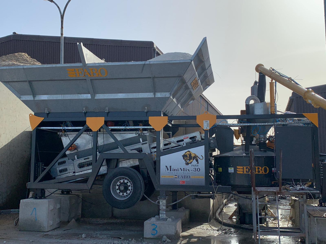 New Concrete plant FABO mobile concrete batching plant: picture 14