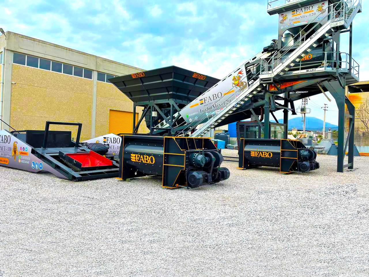 FABO twin shaft mixer - Concrete mixer: picture 5 FABO twin shaft mixer - Concrete mixer: picture 5