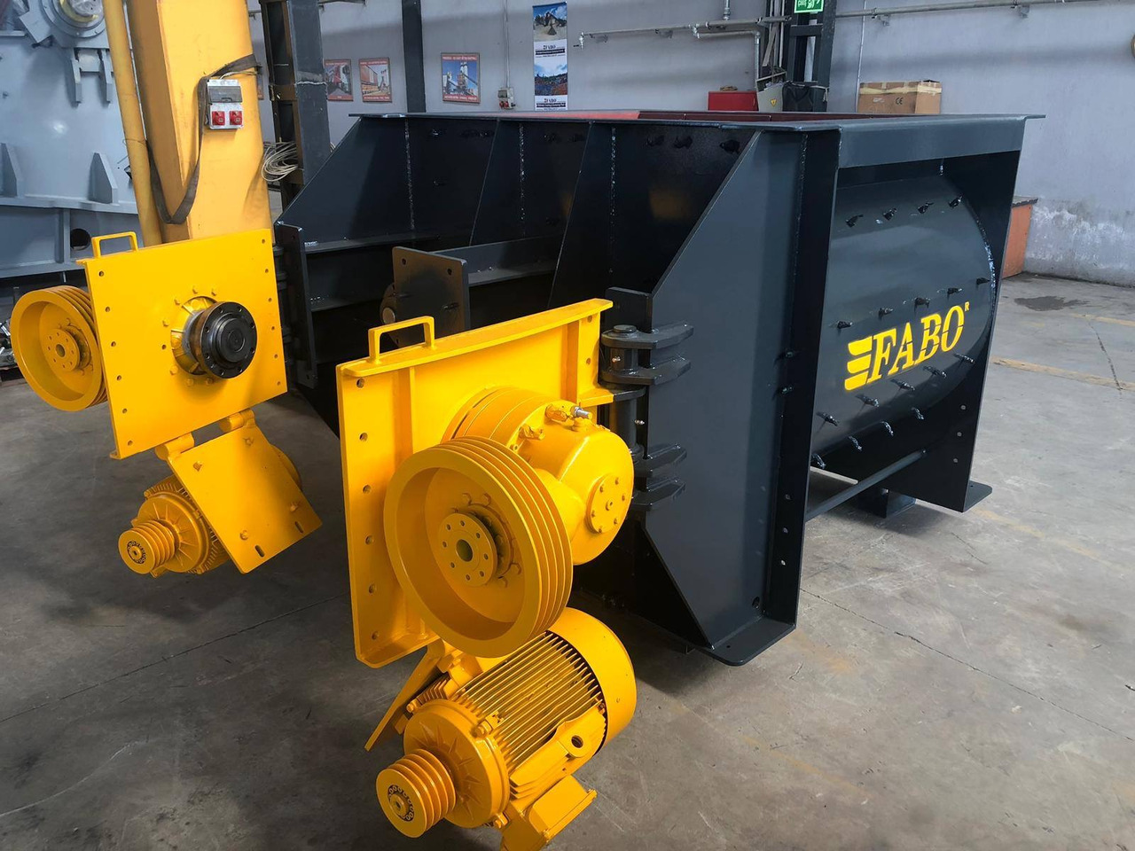 FABO twin shaft mixer - Concrete mixer: picture 5 FABO twin shaft mixer - Concrete mixer: picture 5