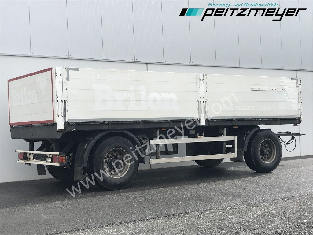 HEUSER 2 Achs Anhänger Baustoffanhänger - Dropside/ Flatbed trailer: picture 1 HEUSER 2 Achs Anhänger Baustoffanhänger - Dropside/ Flatbed trailer: picture 1