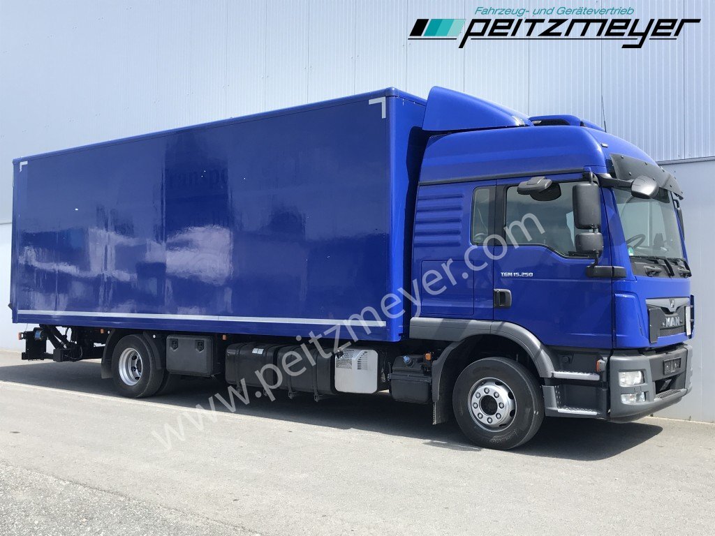 MAN TGM 15.250 BL, Klima+Standklima, LBW, AHK Schaltgetriebe, Scheckheft - Box truck: picture 2 MAN TGM 15.250 BL, Klima+Standklima, LBW, AHK Schaltgetriebe, Scheckheft - Box truck: picture 2
