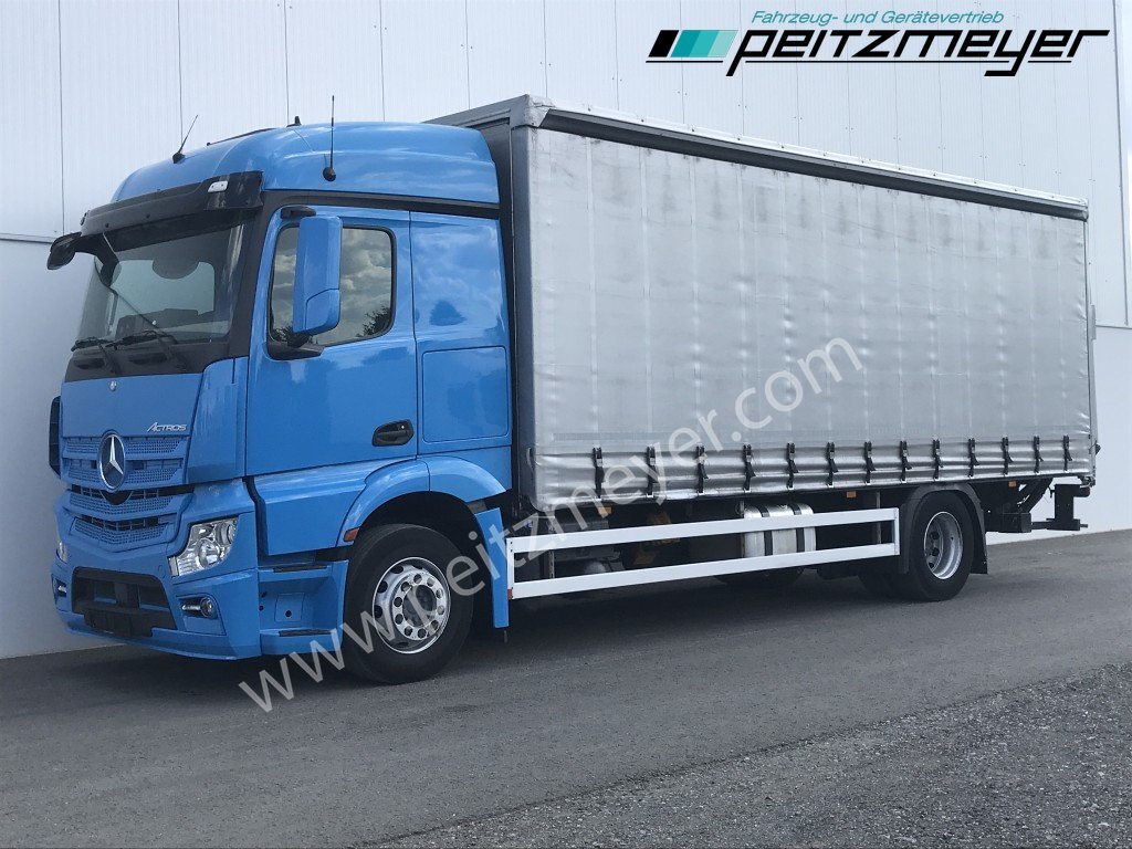 MERCEDES-BENZ Actros 1832 LL Pritsche + LBW EU 6 - Curtain side truck: picture 1 MERCEDES-BENZ Actros 1832 LL Pritsche + LBW EU 6 - Curtain side truck: picture 1