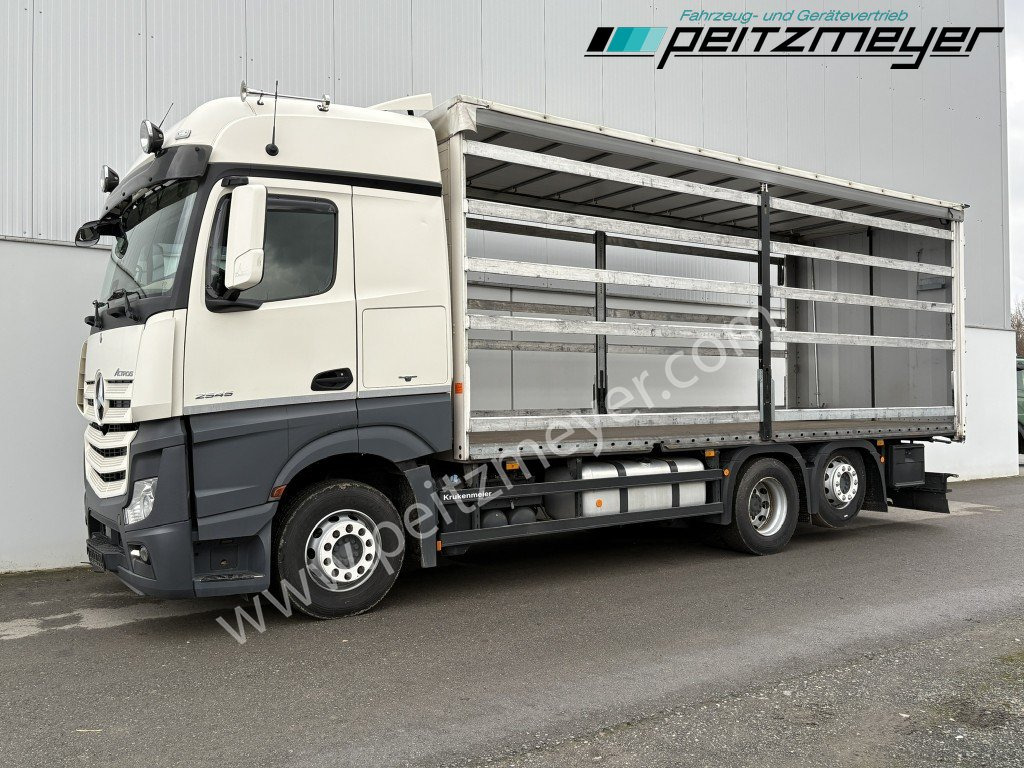 MERCEDES-BENZ Actros 2545 LL Pritsche, Klima, Standklima, PPC, EU 6 MP 4 - Edscha - Curtain side truck: picture 1 MERCEDES-BENZ Actros 2545 LL Pritsche, Klima, Standklima, PPC, EU 6 MP 4 - Edscha - Curtain side truck: picture 1