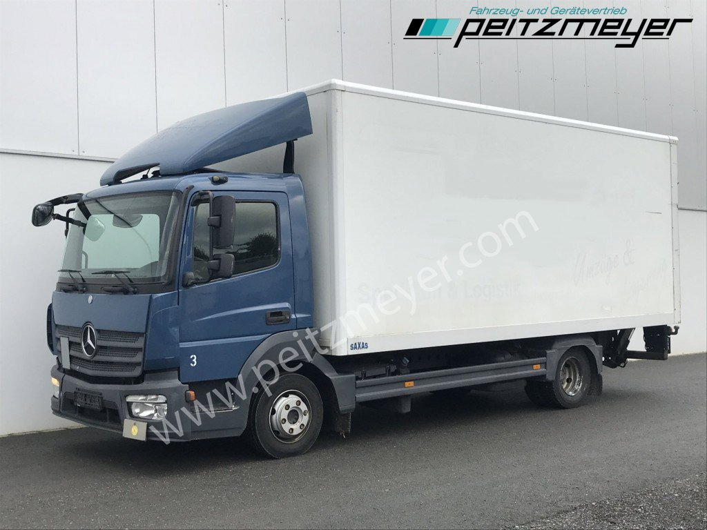 MERCEDES-BENZ Atego 818 L Koffer + LBW Euro 6, Klima, AHK, - Box truck: picture 1 MERCEDES-BENZ Atego 818 L Koffer + LBW Euro 6, Klima, AHK, - Box truck: picture 1