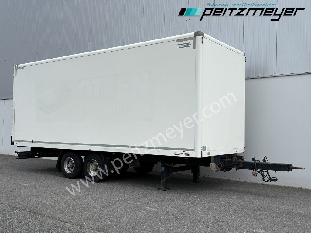 SPIER Tandemkoffer ZGL 255 Plywoodkoffer mit Hecktüren - Closed box trailer: picture 3 SPIER Tandemkoffer ZGL 255 Plywoodkoffer mit Hecktüren - Closed box trailer: picture 3