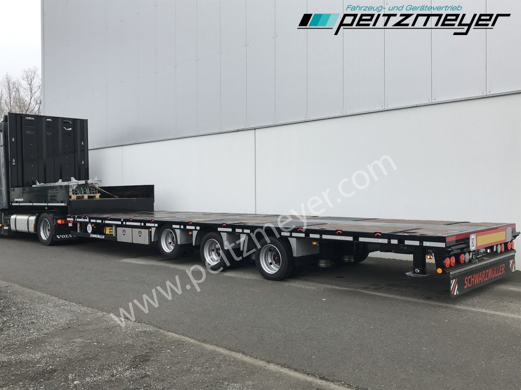 Schwarzmüller Jumboauflieger ausziehbar X-Serie gelenkt Stufensattel - Low loader semi-trailer: picture 2 Schwarzmüller Jumboauflieger ausziehbar X-Serie gelenkt Stufensattel - Low loader semi-trailer: picture 2