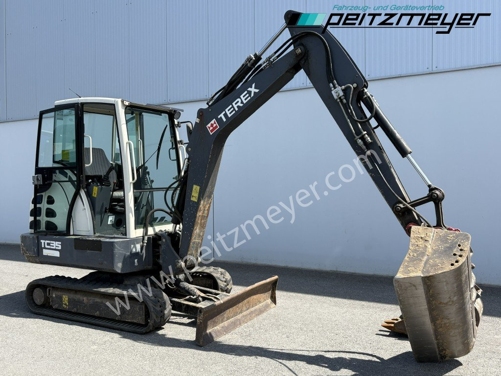 TEREX MINIBAGGER TC 35 mit hydr. Schwenklöffel 1.300 mm - Mini excavator: picture 2 TEREX MINIBAGGER TC 35 mit hydr. Schwenklöffel 1.300 mm - Mini excavator: picture 2