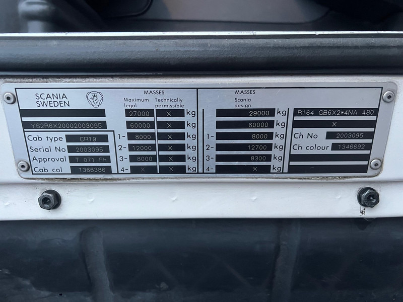 Vacuum truck Scania R164 GB6X2*4NA 480 - 13m3: picture 16 Vacuum truck Scania R164 GB6X2*4NA 480 - 13m3: picture 16