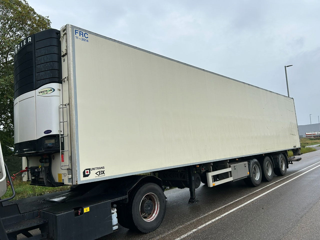 Van Eck Caurrier Vector 1850 / Steering axle / 1340 X 250 B X 265 H - Refrigerator semi-trailer: picture 2 Van Eck Caurrier Vector 1850 / Steering axle / 1340 X 250 B X 265 H - Refrigerator semi-trailer: picture 2