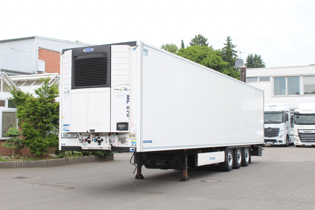 Krone CV 1950 MT Bi-Temp Doppelstock Blumen Aluboden - Refrigerator semi-trailer: picture 1 Krone CV 1950 MT Bi-Temp Doppelstock Blumen Aluboden - Refrigerator semi-trailer: picture 1