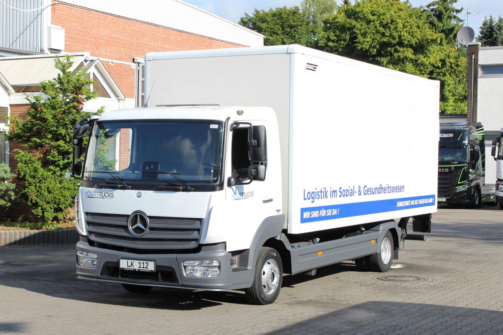 Mercedes-Benz Atego 818 E6 Koffer 6m Klima LDW Schalter LBW - Closed box van: picture 1 Mercedes-Benz Atego 818 E6 Koffer 6m Klima LDW Schalter LBW - Closed box van: picture 1