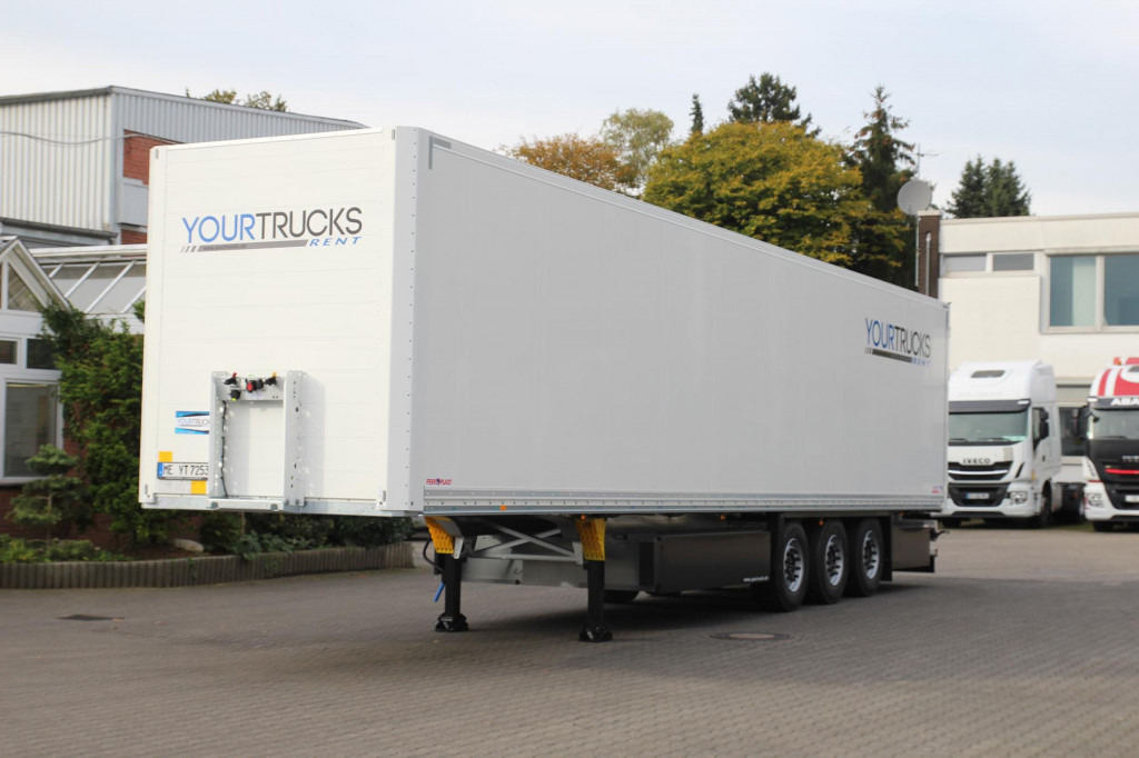 SCHMITZ Koffer Liftachse Pal.-Kasten Dop.St Miete RENT - Closed box semi-trailer: picture 1 SCHMITZ Koffer Liftachse Pal.-Kasten Dop.St Miete RENT - Closed box semi-trailer: picture 1