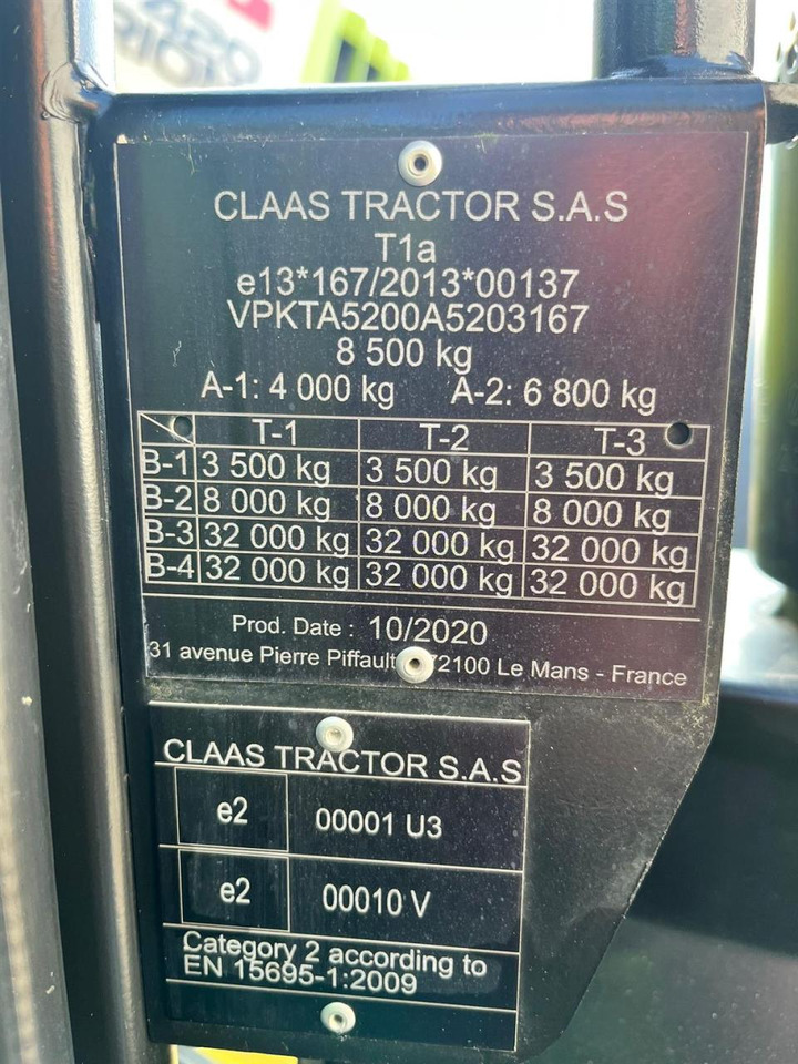 Farm tractor CLAAS Arion 420 CIS mit FZW und FKH, front PTO, erst 620h: picture 33