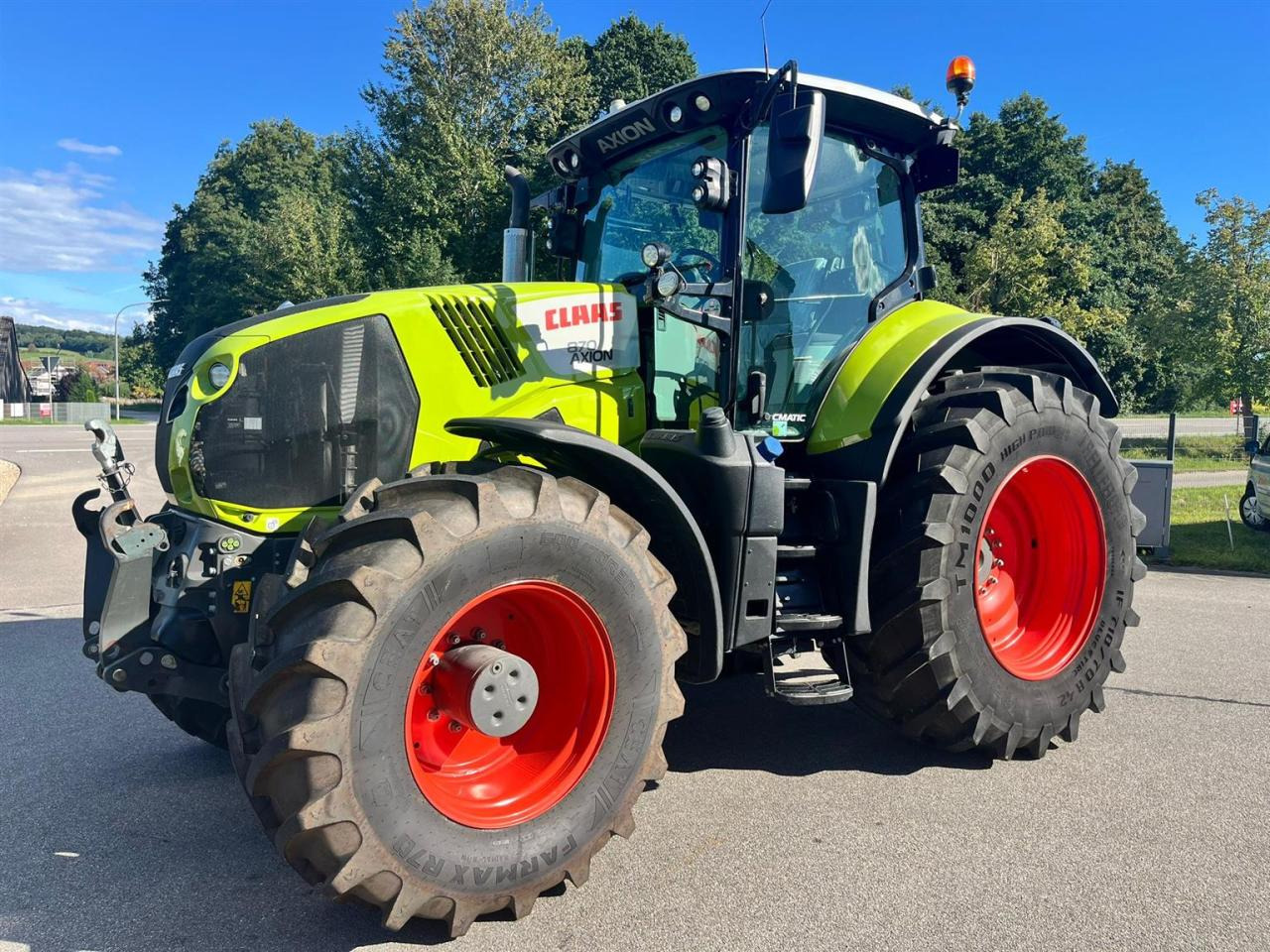 CLAAS Axion 870 CMATIC, Cebis Touch, S10-GPS, TOP - Farm tractor: picture 2 CLAAS Axion 870 CMATIC, Cebis Touch, S10-GPS, TOP - Farm tractor: picture 2